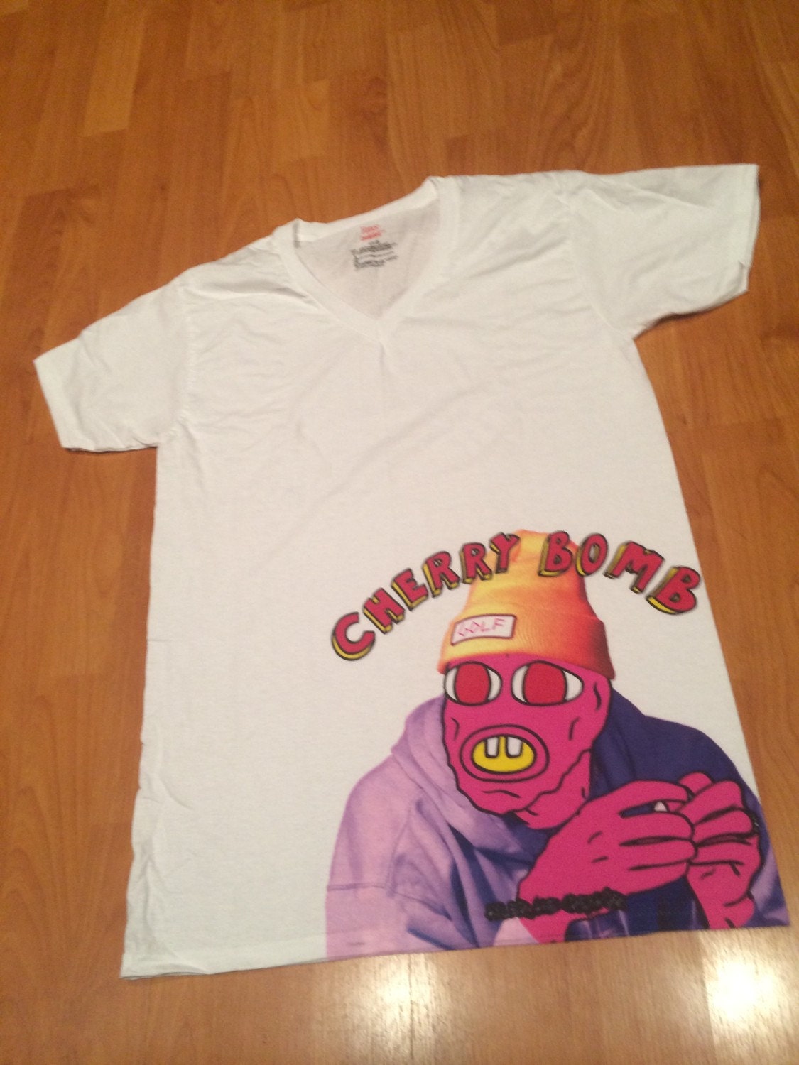 cherry bomb button up shirt tyler the creator