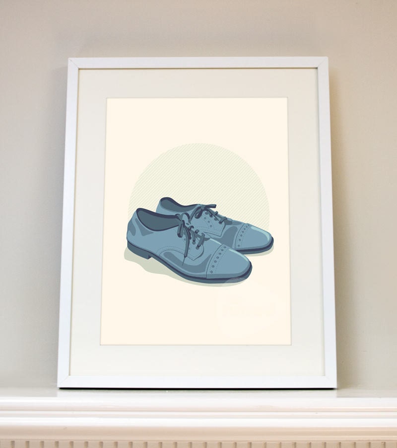 Blue Suede Shoes Elvis Presley Music Poster Art Print
