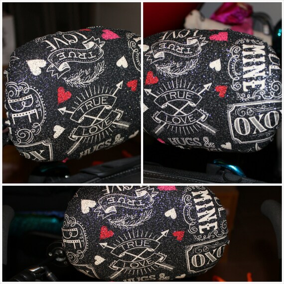 Be My Valentine Wheelchair Headrest Cover