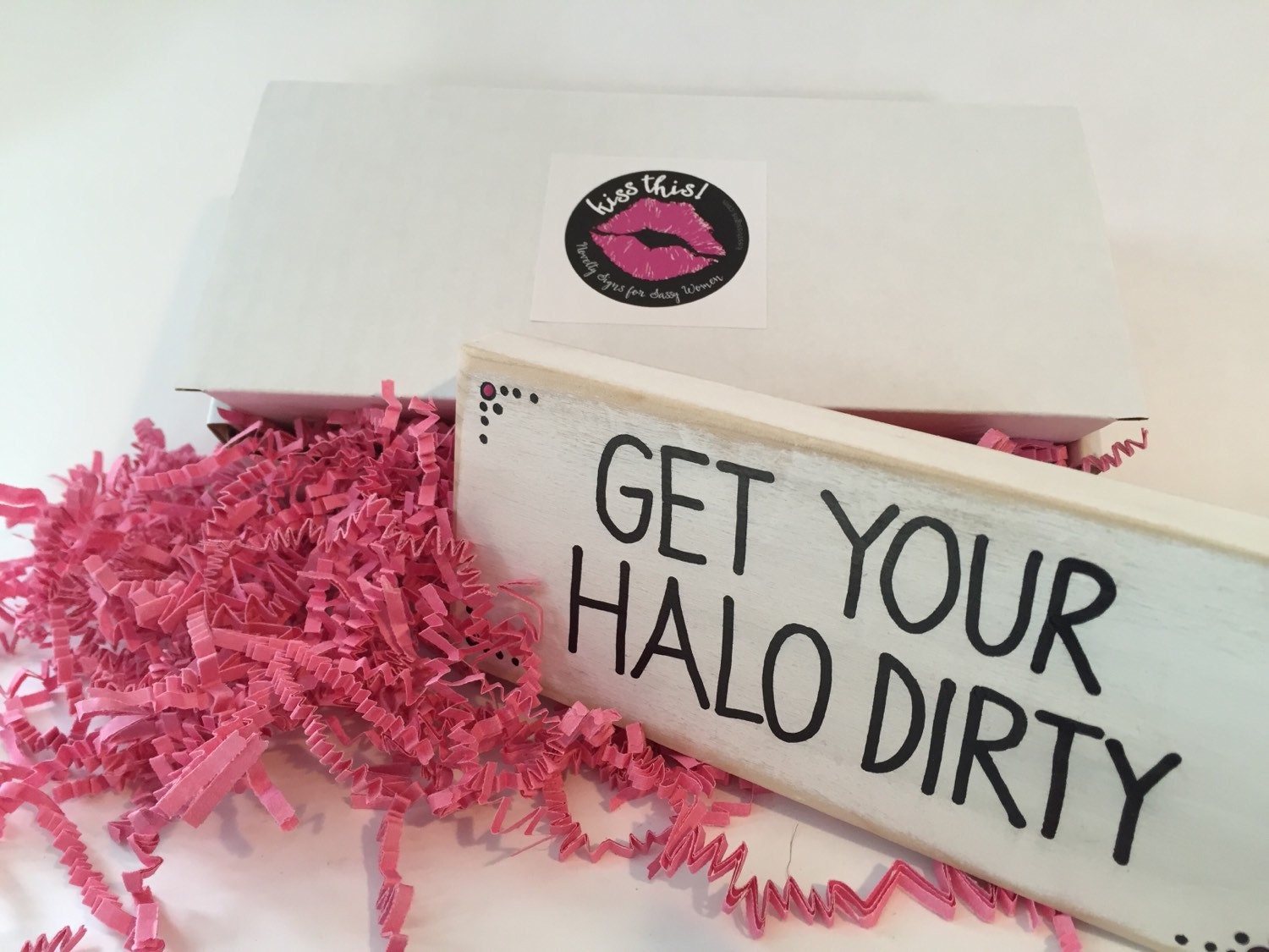 Get Your Halo Dirty bridesmaid gift adult by KissThisGirlfriend