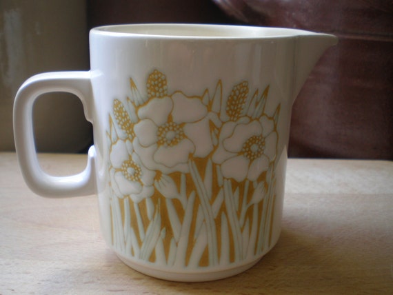 HORNSEA Pottery 1976 Brown Ceramic Biscuit Jar Pair Retro "Bronte ...