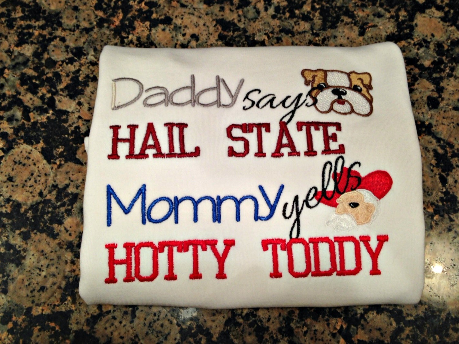 House DividedMS State/Ole Miss Infant Bodysuit