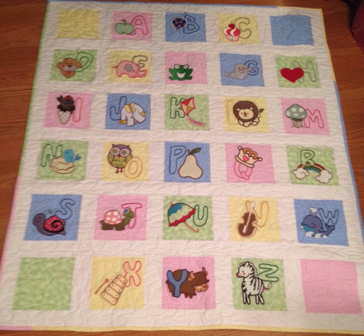 Alphabet Baby Quilt