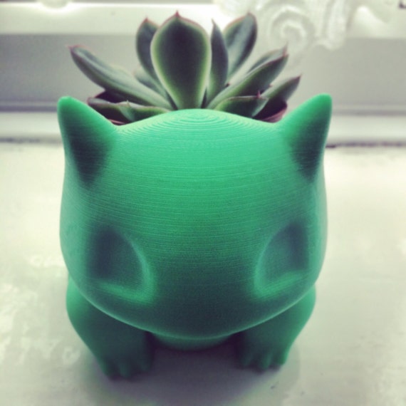 Bulbasaur Planter 3D Printed by MultiForm3D on Etsy