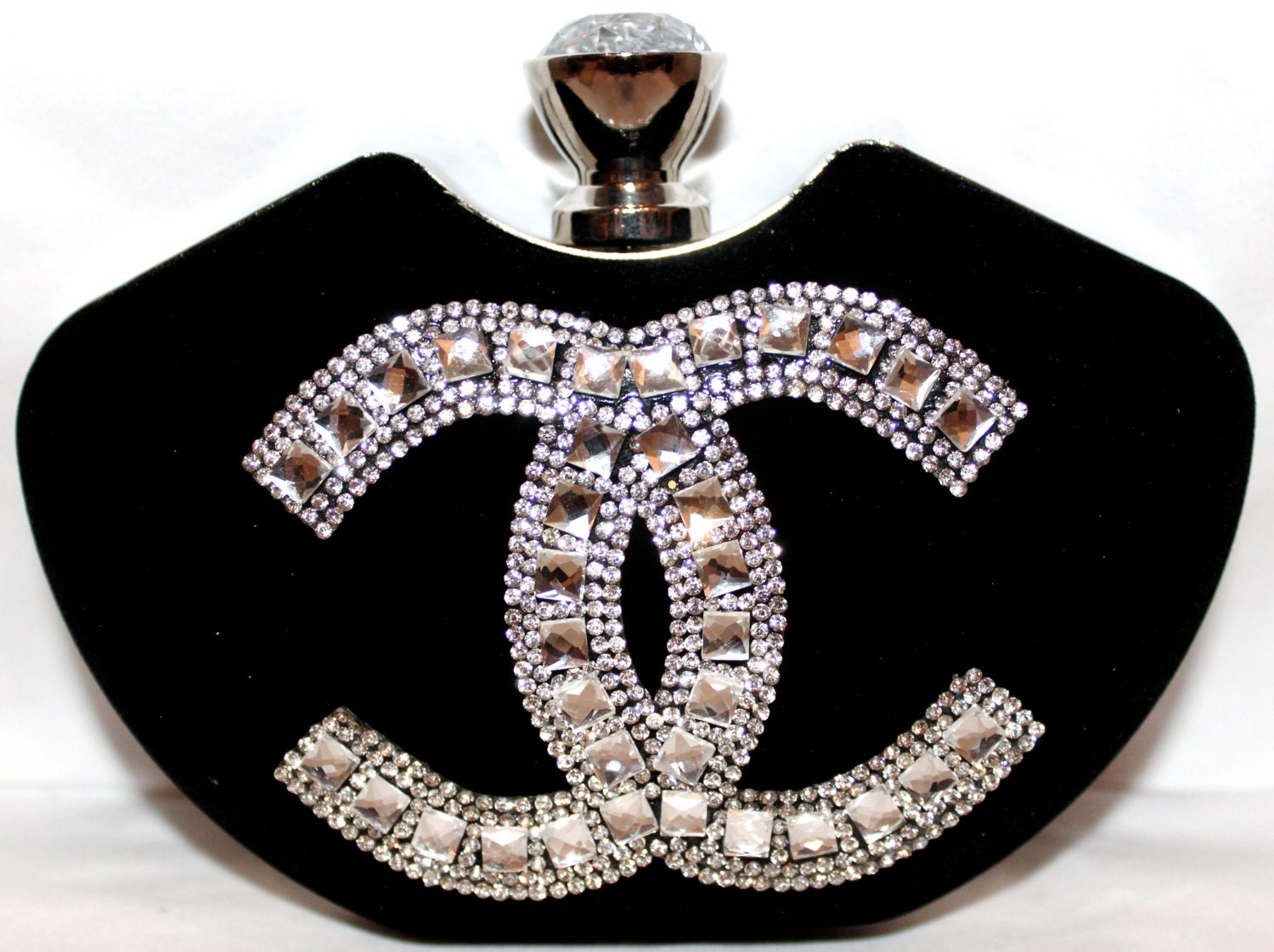 chanel rhinestone clutch