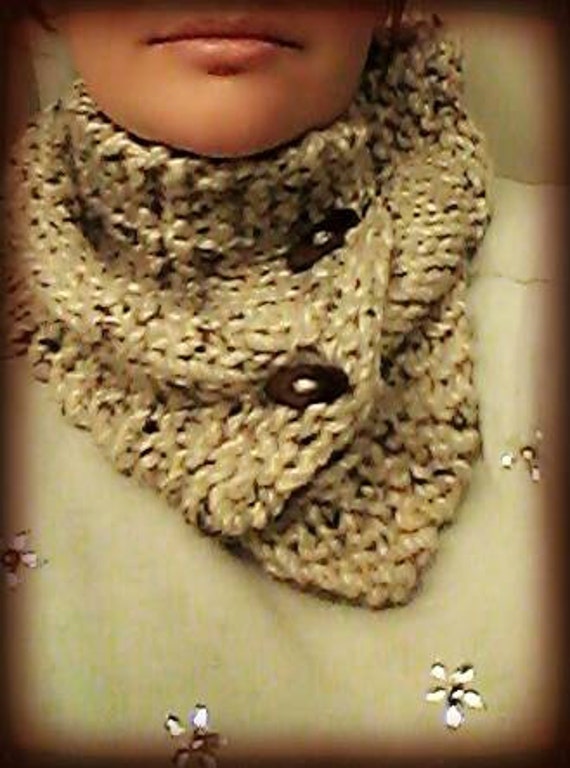 Crochet neck warmer scarfthicksoft any colors by createArt2love