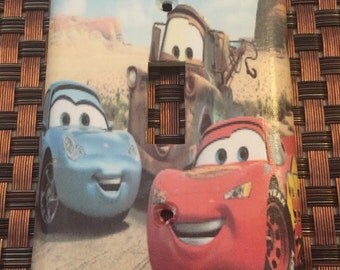 Cars Lightning McQueen Custom Light Switch Plate Cover HOME DECOR*Various Type Covers Available*