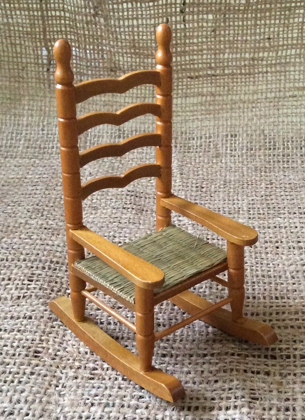 Miniature Wooden Rocking Chair