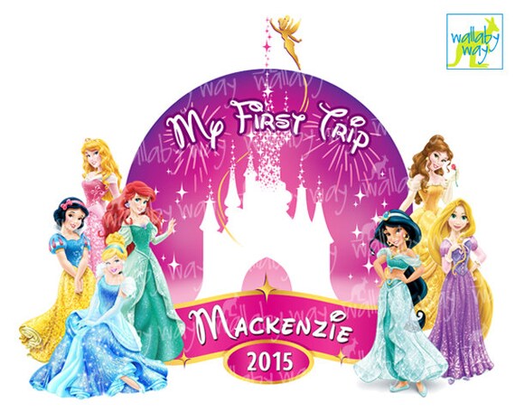Disney Princess Printable Disney Iron On Transfer or as Clip