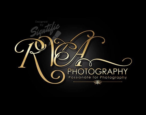 Unique photography  logo  FREE watermark custom photographer 