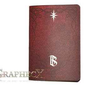 Fan-made Bilbo's book inspired personalized journal notebook