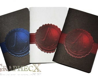 Fan-made Assassin's Creed Scrolls inspired personalized journal notebook