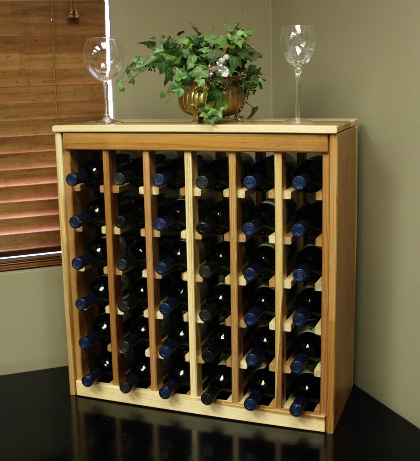 36 Bottle Cabinet Style Wine Storage Rack Kit by WineRacksAmerica