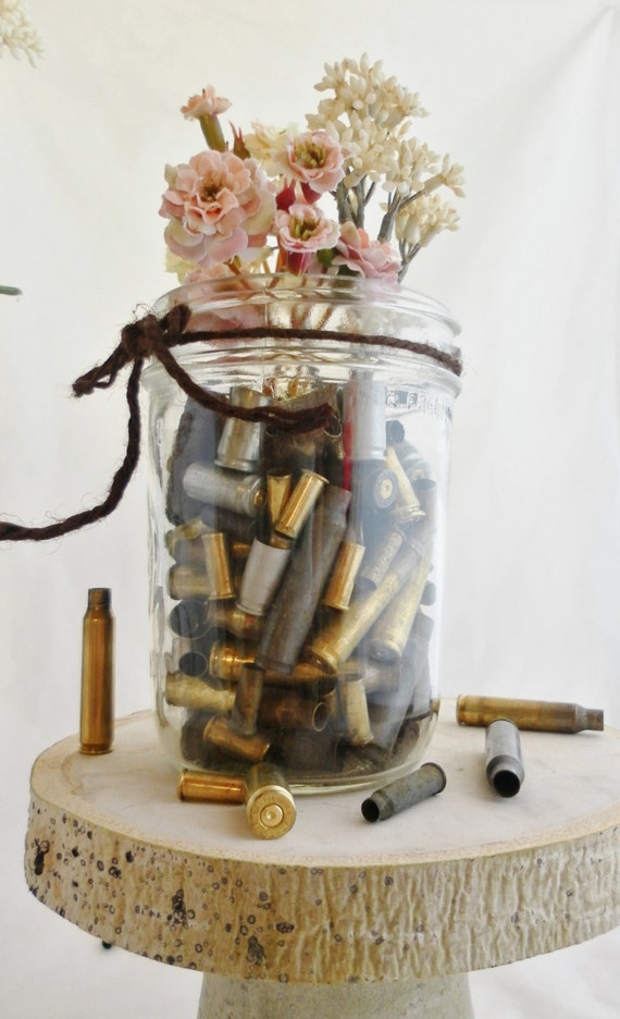 Bullet Shell Vase Filler 1 cup Country Wedding by CountryChapel