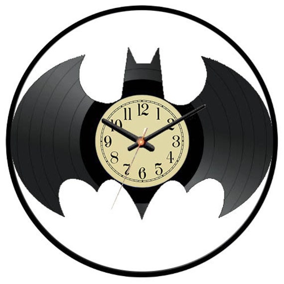 Vinyl Clock / Batman Vinyl Record Clock / Wall by VinylImage