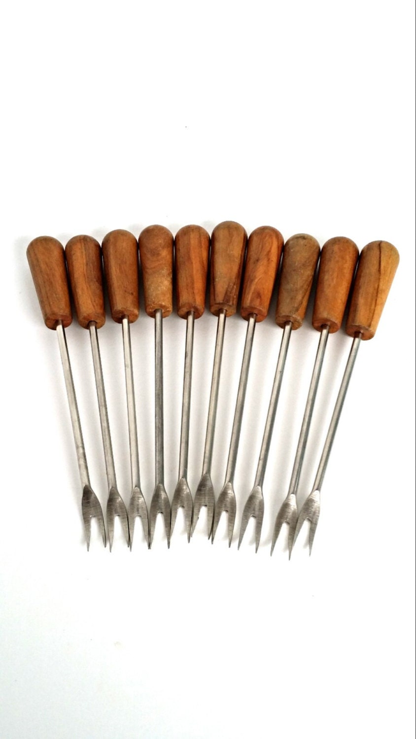 Vintage appetizer forks cocktail forks hors d’oeuvre serving bar forks