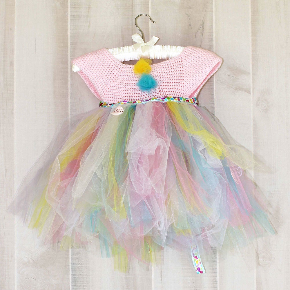 Easter Dress Pastel Princess Dress READY TO SHIP Size by OyoPOP
