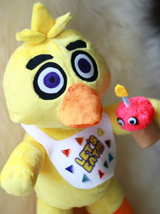 chica and cupcake plush