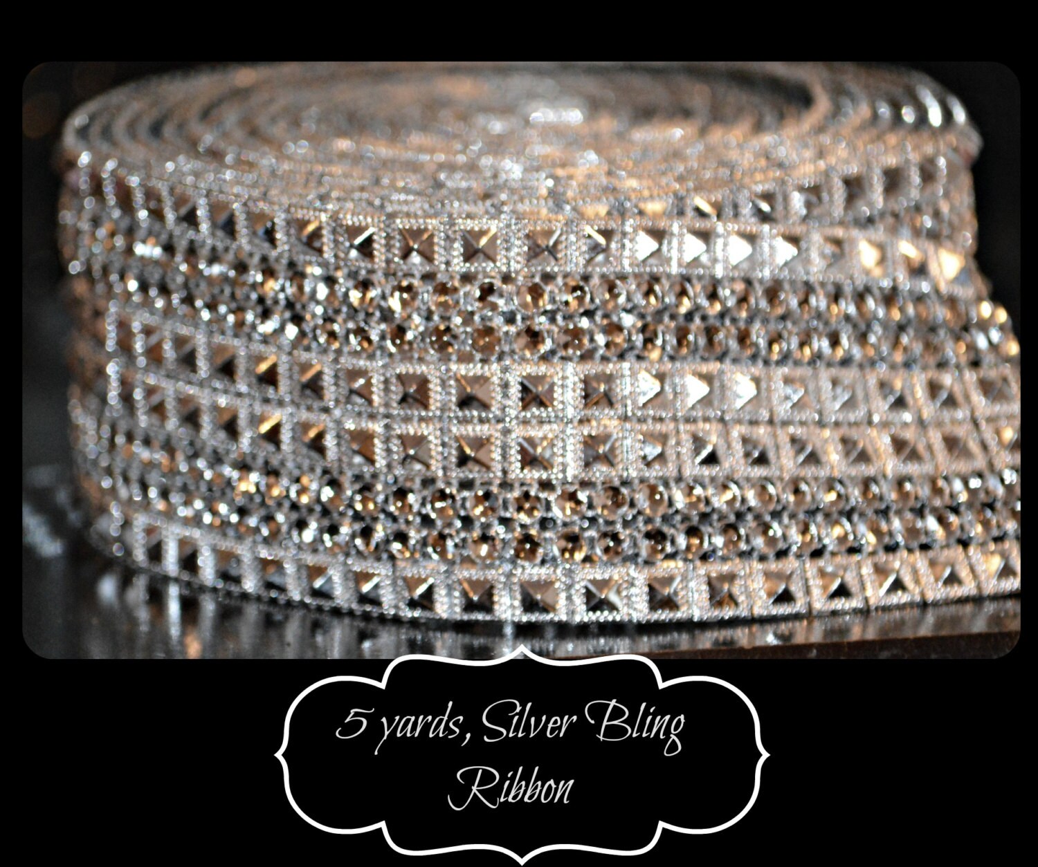 Silver Bling Ribbon