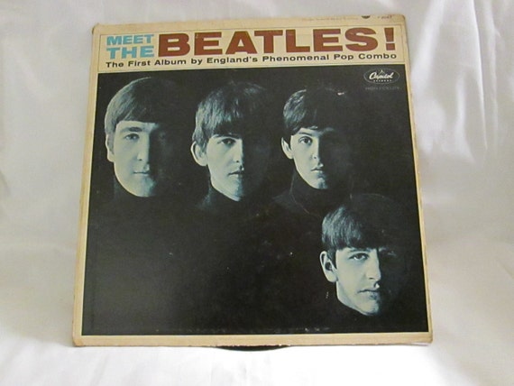 Vintage 1964 Beatles Vinyl LP Meet The Beatles Mono 1st