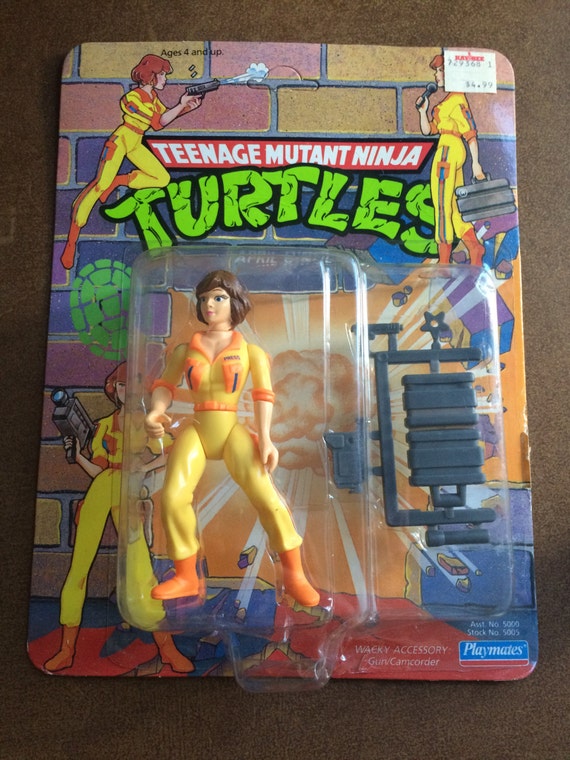 1990 TMNT Playmates Teenage Mutant Ninja Turtles April O'