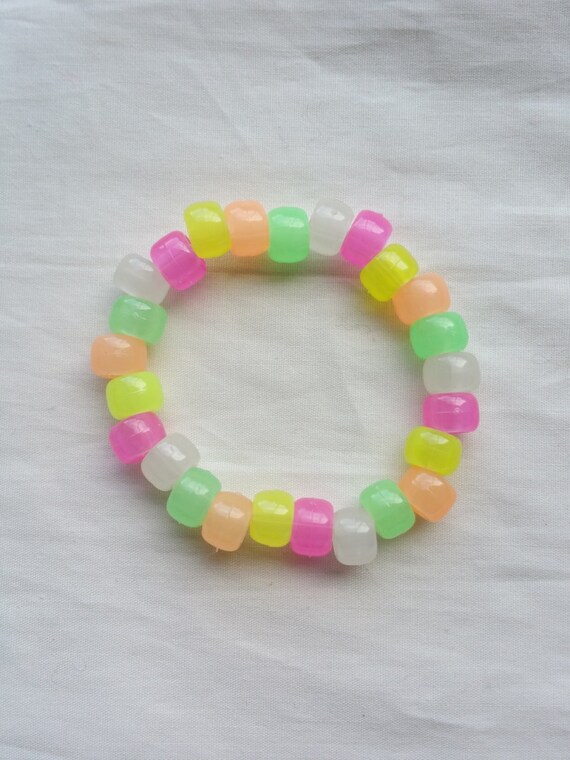 Glow in the Dark Beaded Bracelet