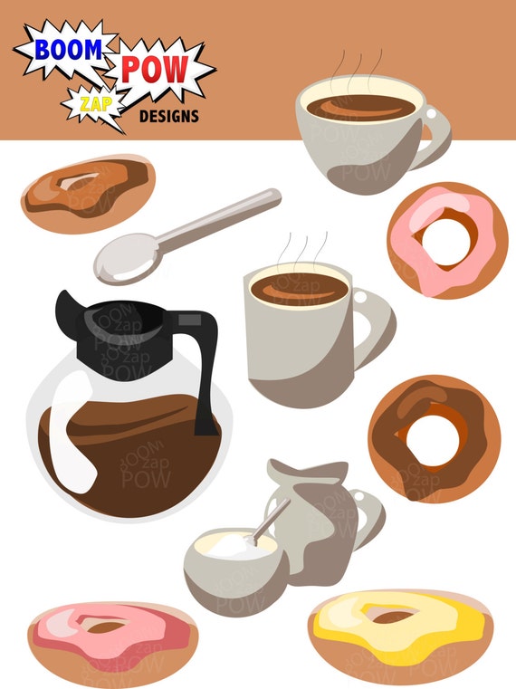 coffee and donuts clipart - photo #35