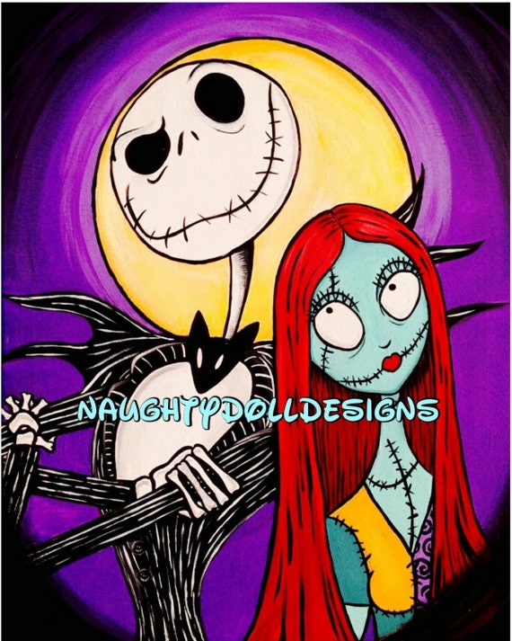 Items similar to Nightmare Before Christmas 8x10 Print 