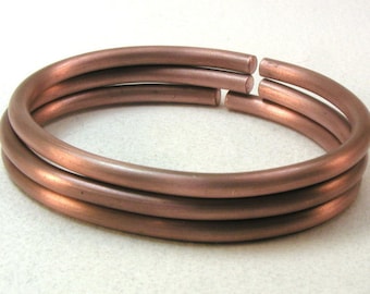 copper bracelets stacking metal bracelets simple style oval copper cuffs tribal style bangles 3518
