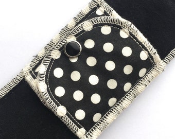 Organic Mini Pantyliner Moonpads Cotton Cloth Pads - Polka Dots