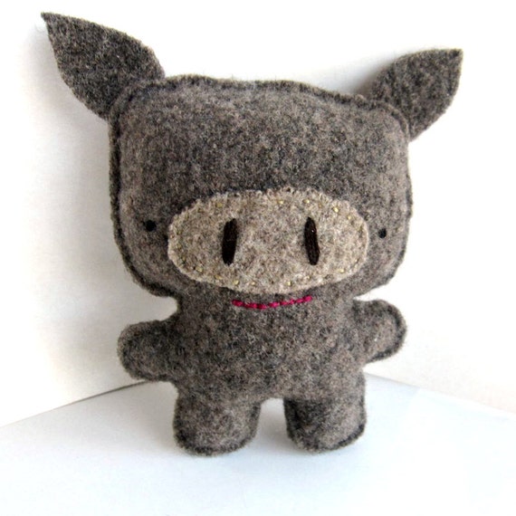 stuffed javelina toy