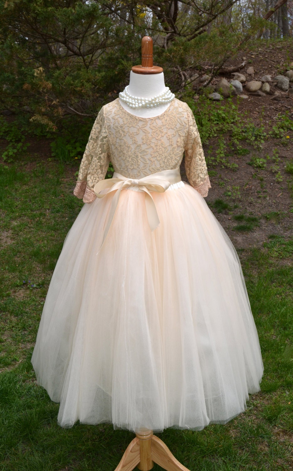 Long Flower Girl Dresses 6