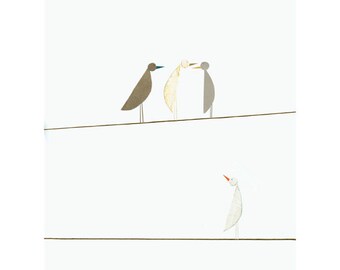 Telephone wires print