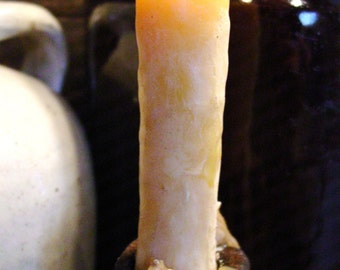 Beeswax Candles, Scented Beeswax Nubby Candles Primitive Tapers Primitive Lighting Primitive Decor Halloween Candles Renaissance Candles