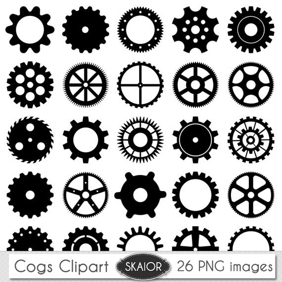 steampunk gears clipart - photo #15