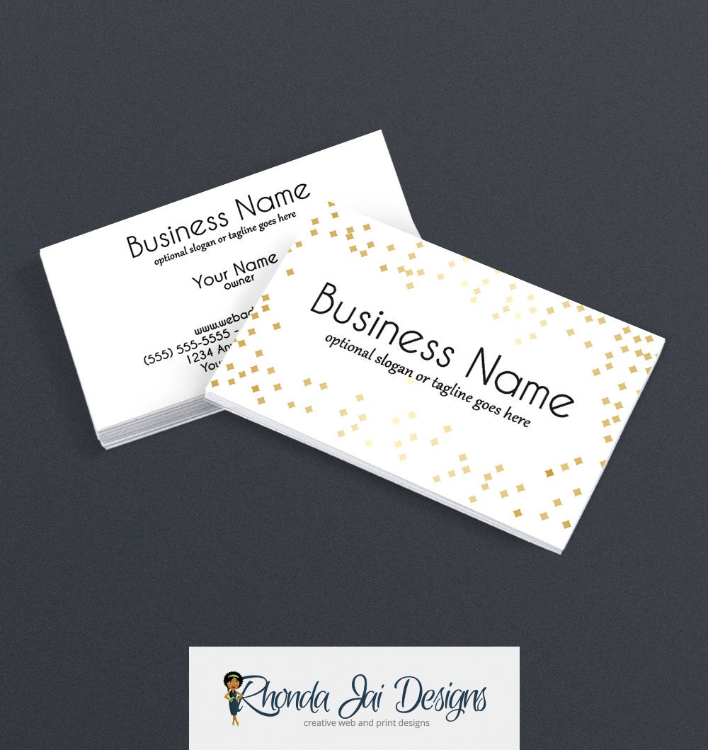 Business Card Designs 2 Sided Printable Business Card Design