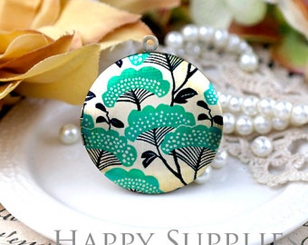 New Technology - 1pcs 33mm (PL-33-610) Handmade Antique Bronze Brass Photo Locket Pendant / Charm
