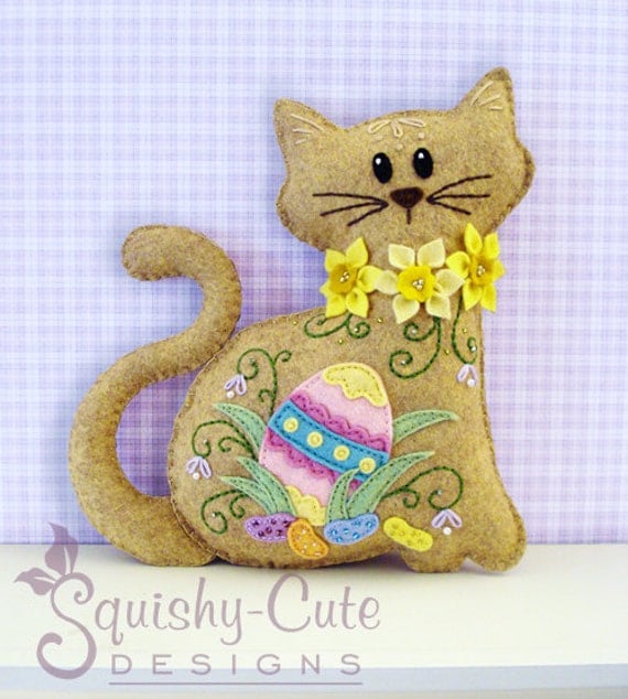 free stuffed cat patterns to sew