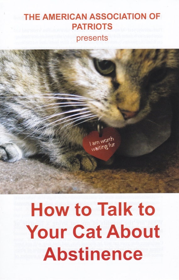 How to Talk to Your Cat About Abstinence Zine