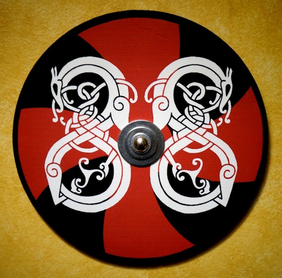 Viking Shield Wall Plaque by TheMadPlaquer on Etsy