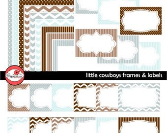 Clementine Frames & Labels: Clip Art Pack Card by poppydreamz
