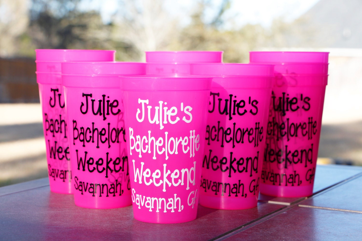 Bachelorette Weekend Cups Custom Party Cup Personalized
