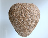 Wedding Decoration Hemp Heart // Santa Valentine Gift // Show your Love Gift // Wedding Party Gift