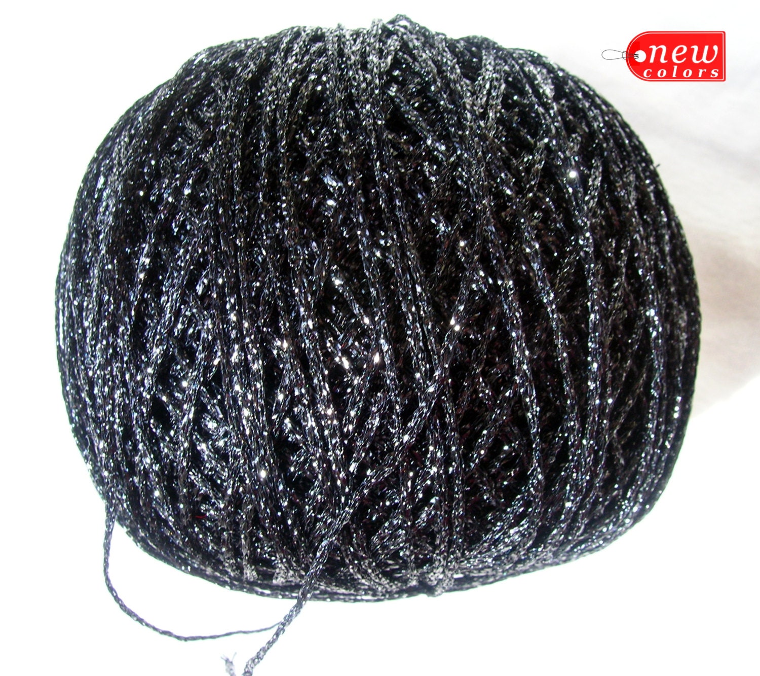 Brocat yarn. Glitter Yarn Shine sparkle yarn Metal thread