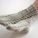 Warm Thick Yarn Hand Knitted Cable Socks - Autumn Winter Comfort -100% Natural Organic Eco Clothing