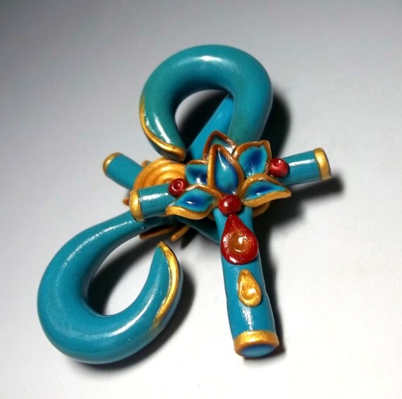 Items similar to Polymer clay plugs, gauges for stretched ears