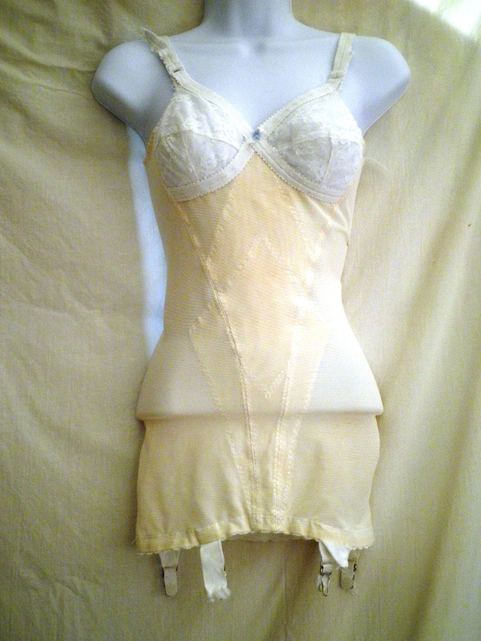 1950's Vintage Foundation Garment Girdle All in One Merry