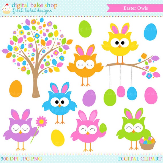 free easter owl clip art - photo #45