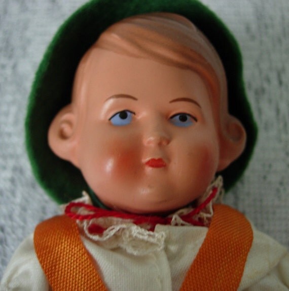 german celluloid doll turtle mark