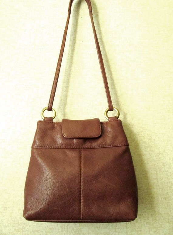 Stone Mountain shoulder bag leather satchel tote bag long